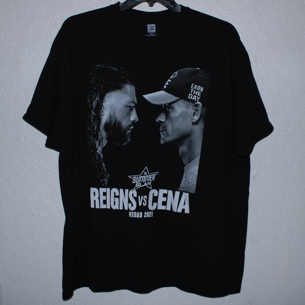 Roman Reigns VS. John Cena WWE Summerslam Shirt